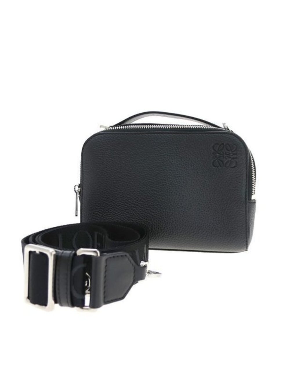 Loewe Crossbody Camera Bag Mini Soft Gray